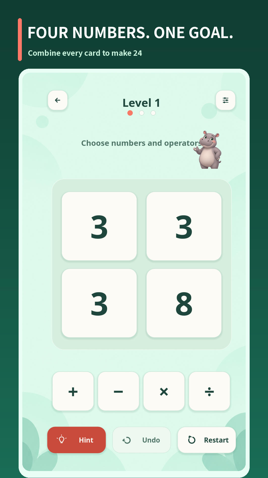 Smart 24 — Game board